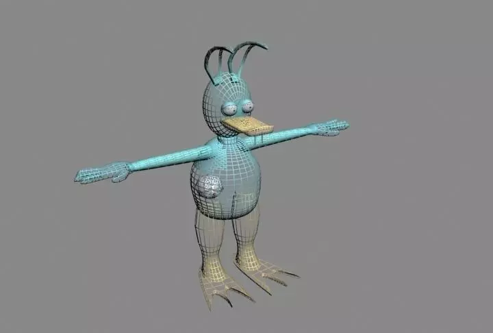Freddy the RabbitDuck 3D model_0