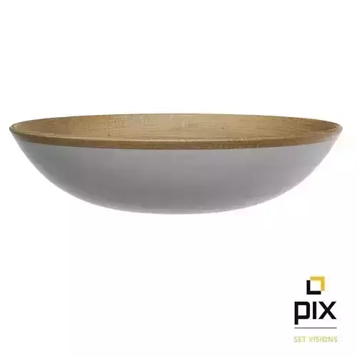 Bowl White and Wood