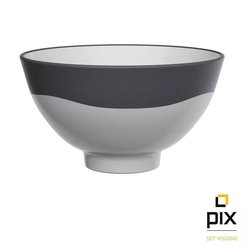 Two Tone Bowl 3D model_3