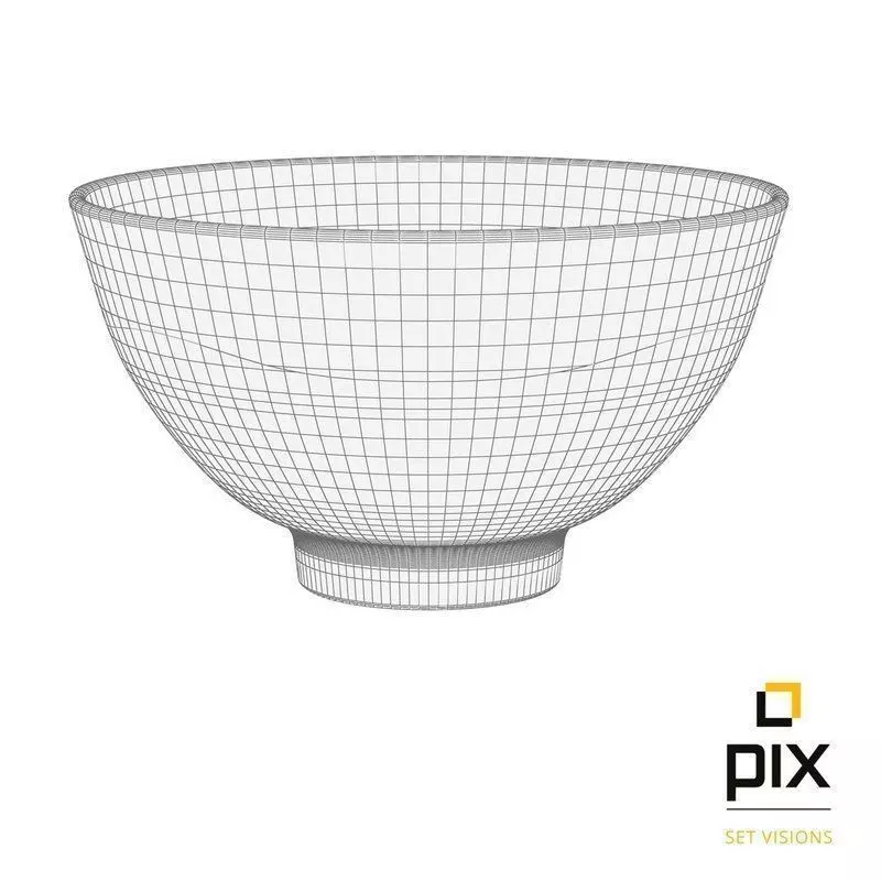 Two Tone Bowl 3D model_4
