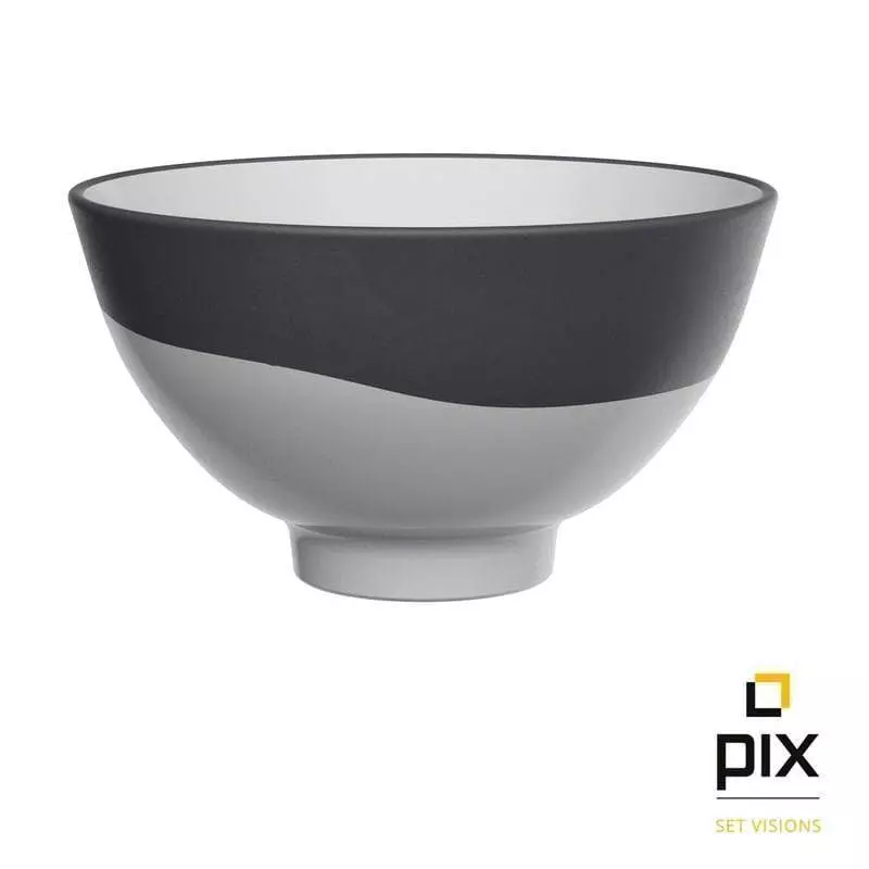 Two Tone Bowl 3D model_1