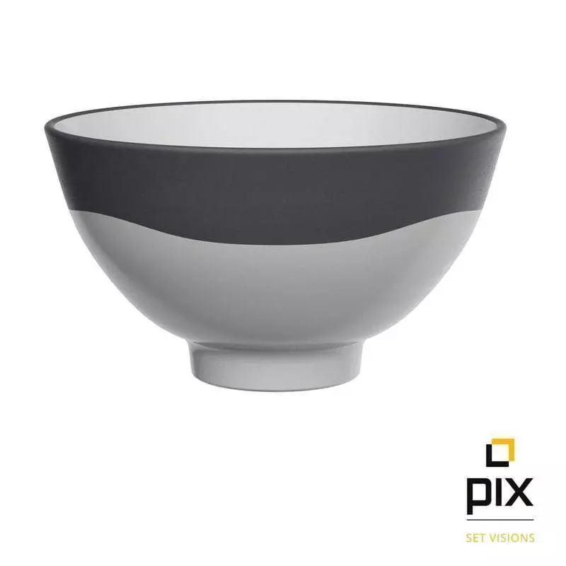 Two Tone Bowl 3D model_0