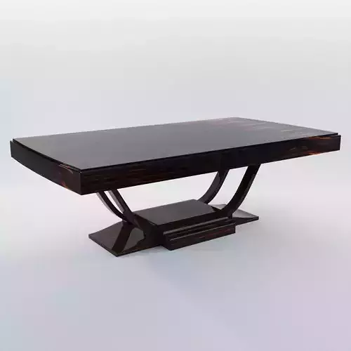 Dining table - Art Deco 1920 - France 3D model