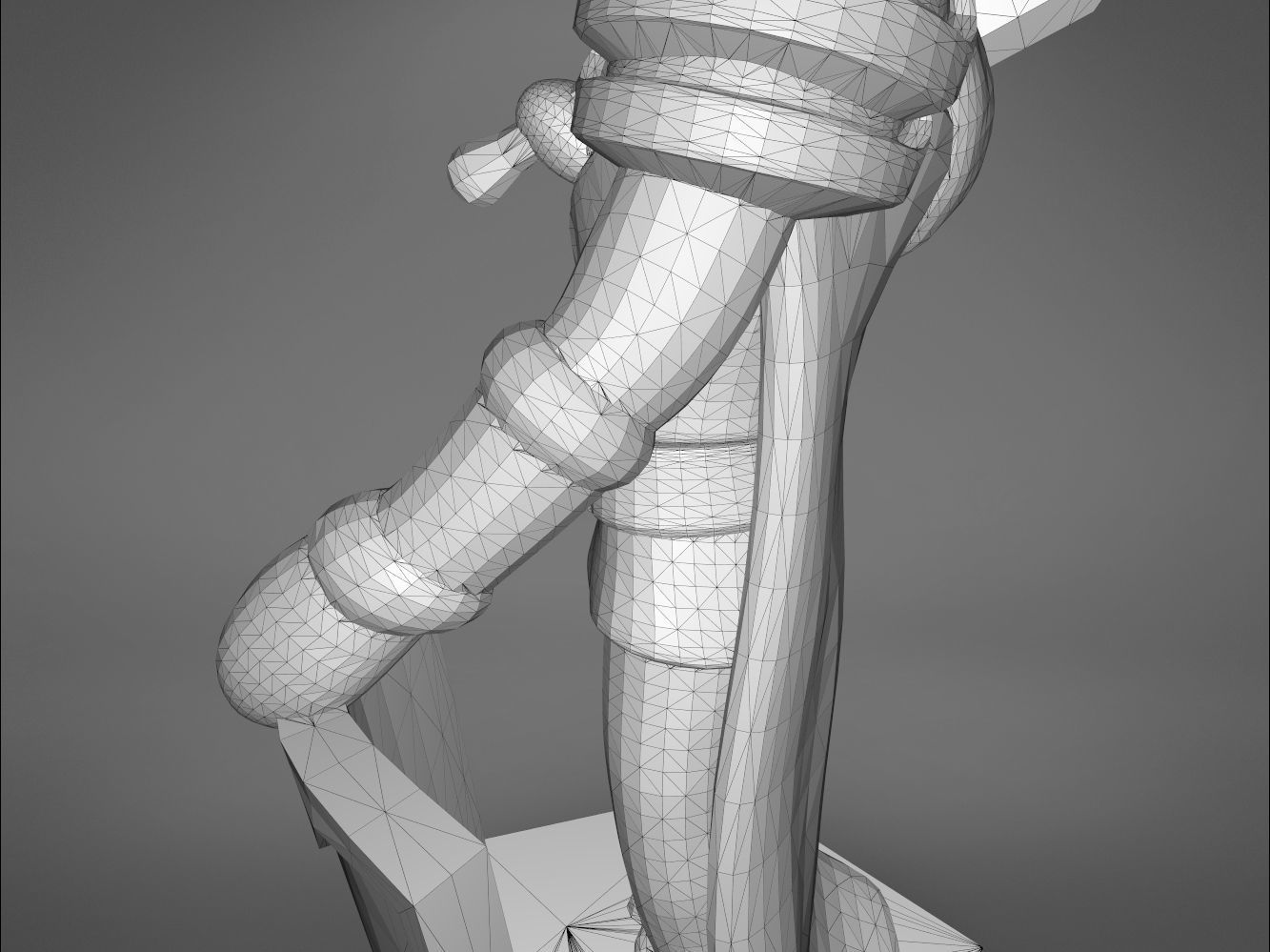 ELF PALADIN CHARACTER    GAME FIGURES 3D print model_9