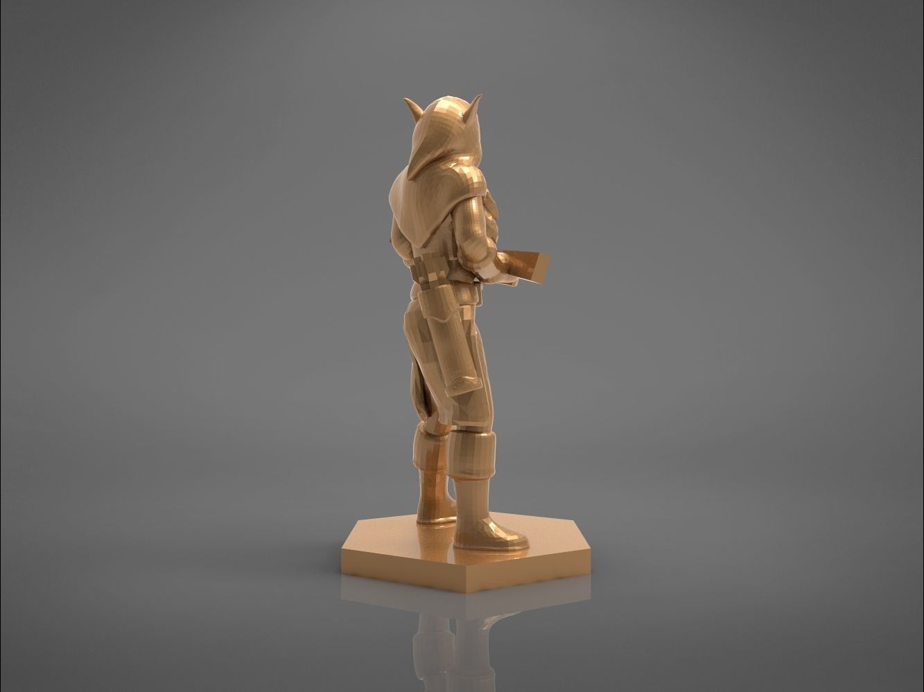 ELF RANGER FEMALE CHARACTER GAME FIGURES 3D print model_6