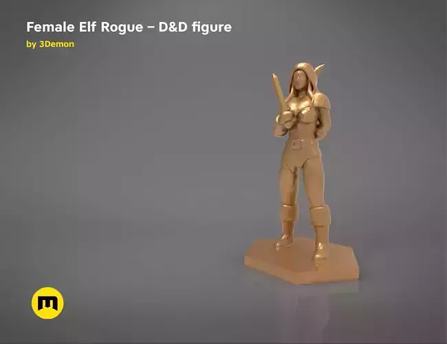 ELF ROGUE FEMALE CHARACTER    GAME FIGURES