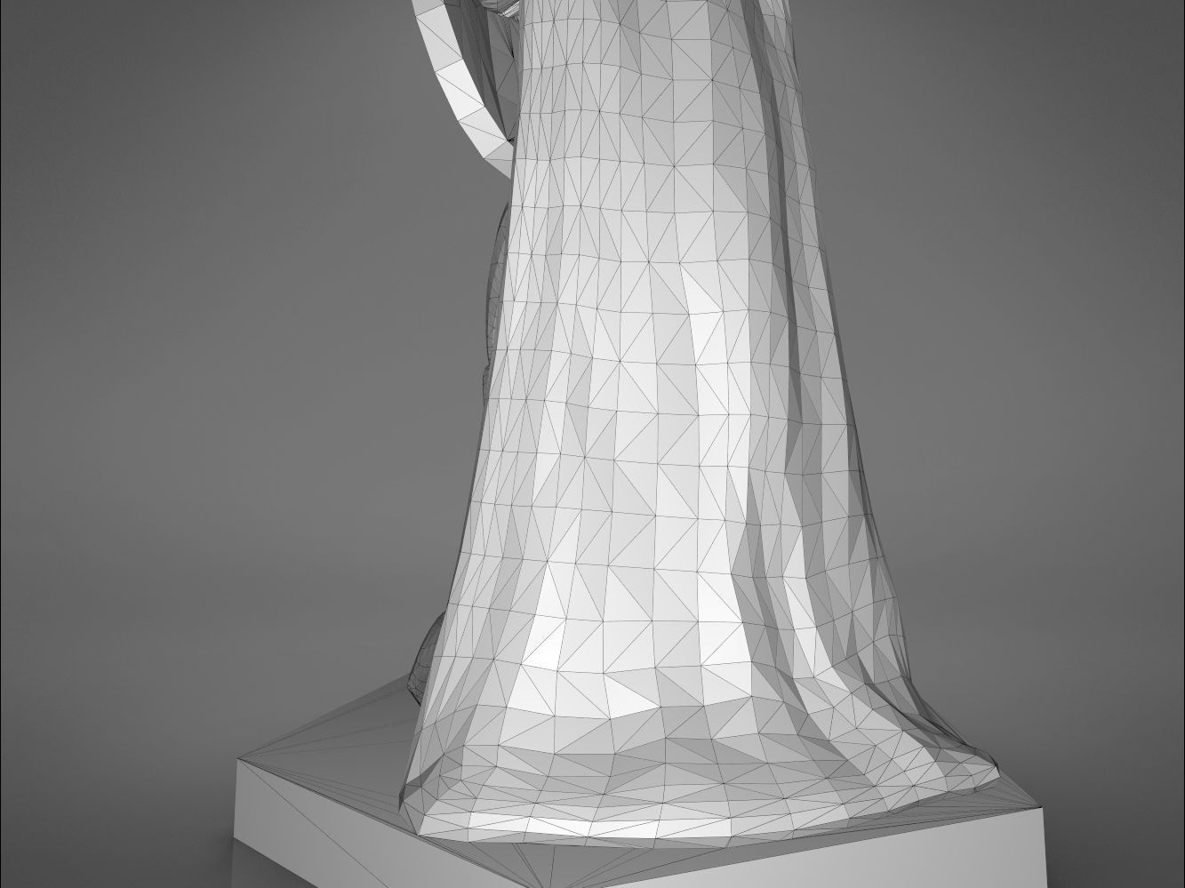 ELF WARRIOR CHARACTER    GAME FIGURE 3D print model_13