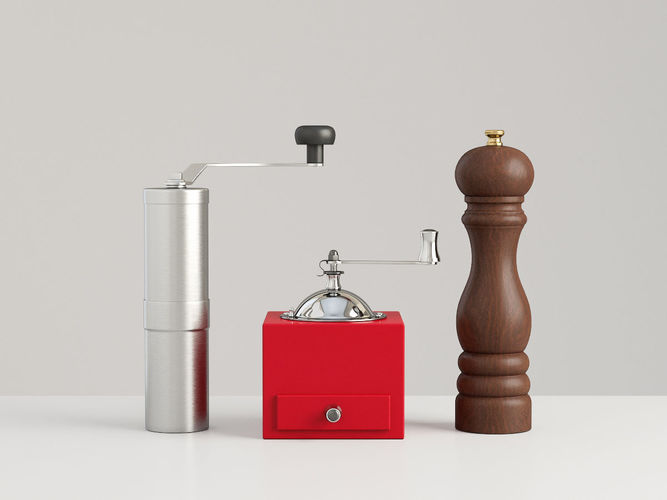 Grinder Collection coffee 3D model