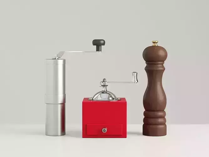 Grinder Collection coffee 3D model
