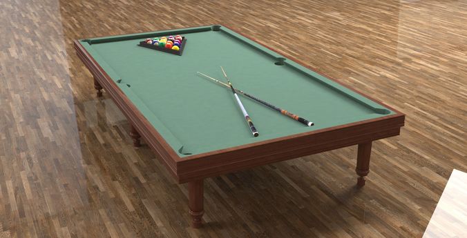 billard table 3D model