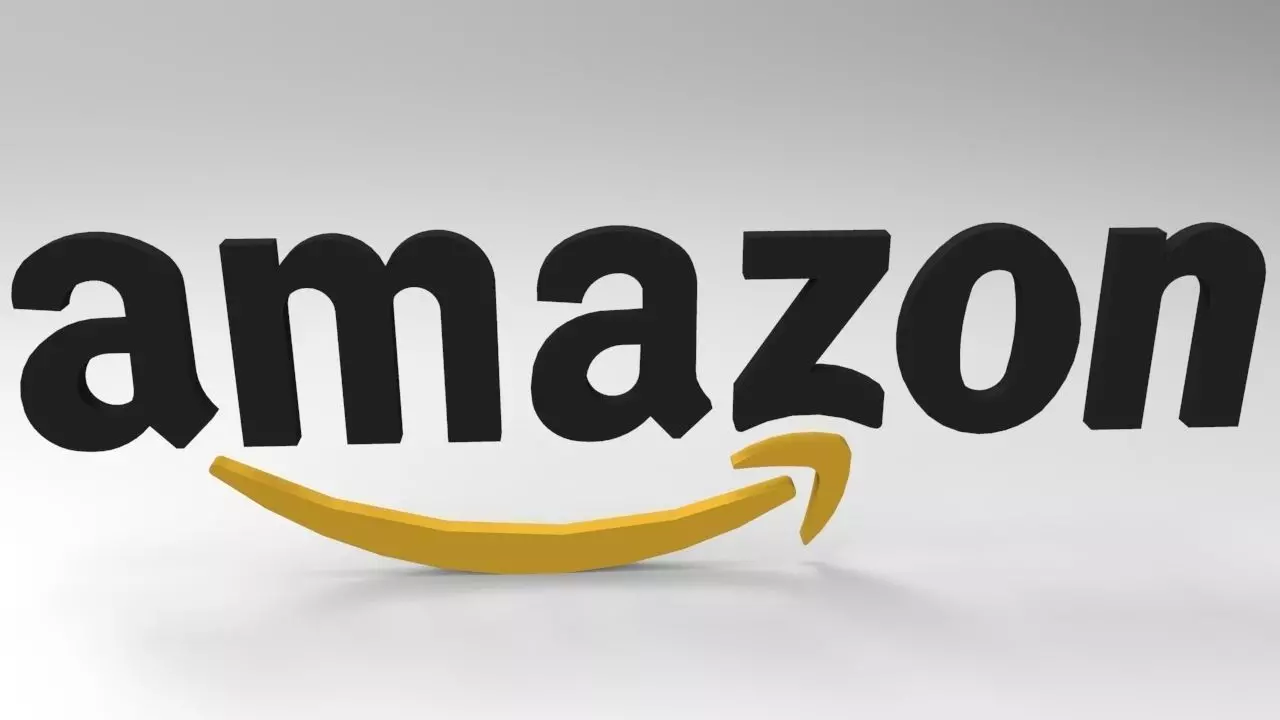 Amazon Logo Free low-poly 3D model_0