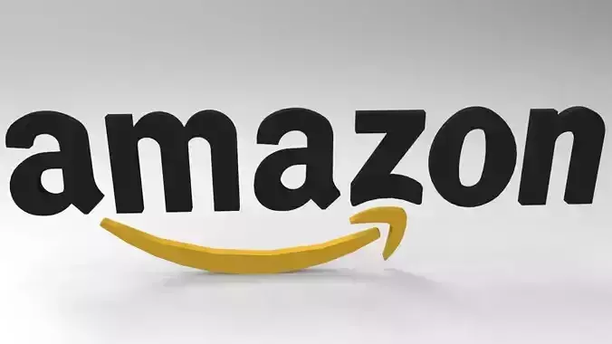Amazon Logo Free low-poly 3D model