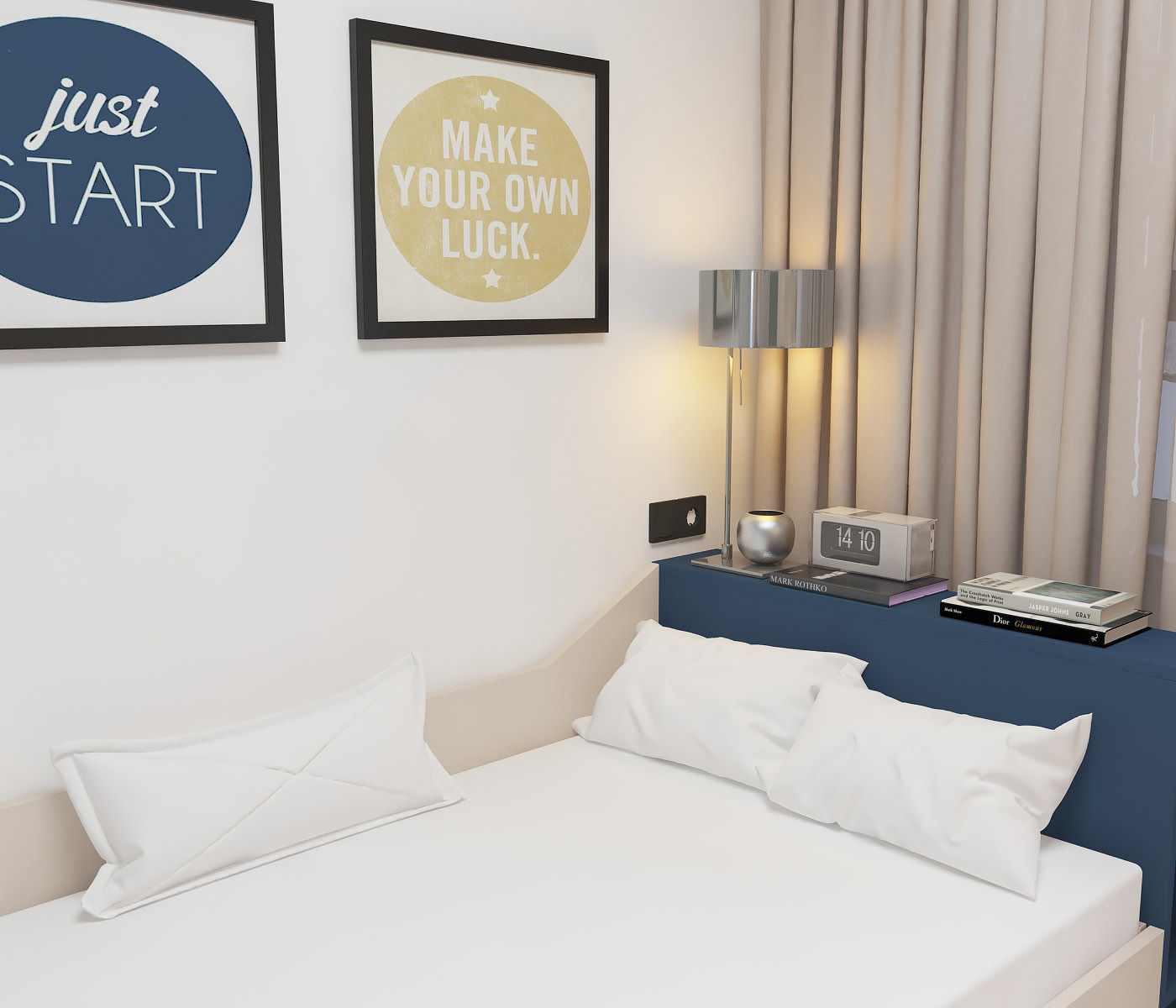 KIDS ROOM NAVY 3D model_2