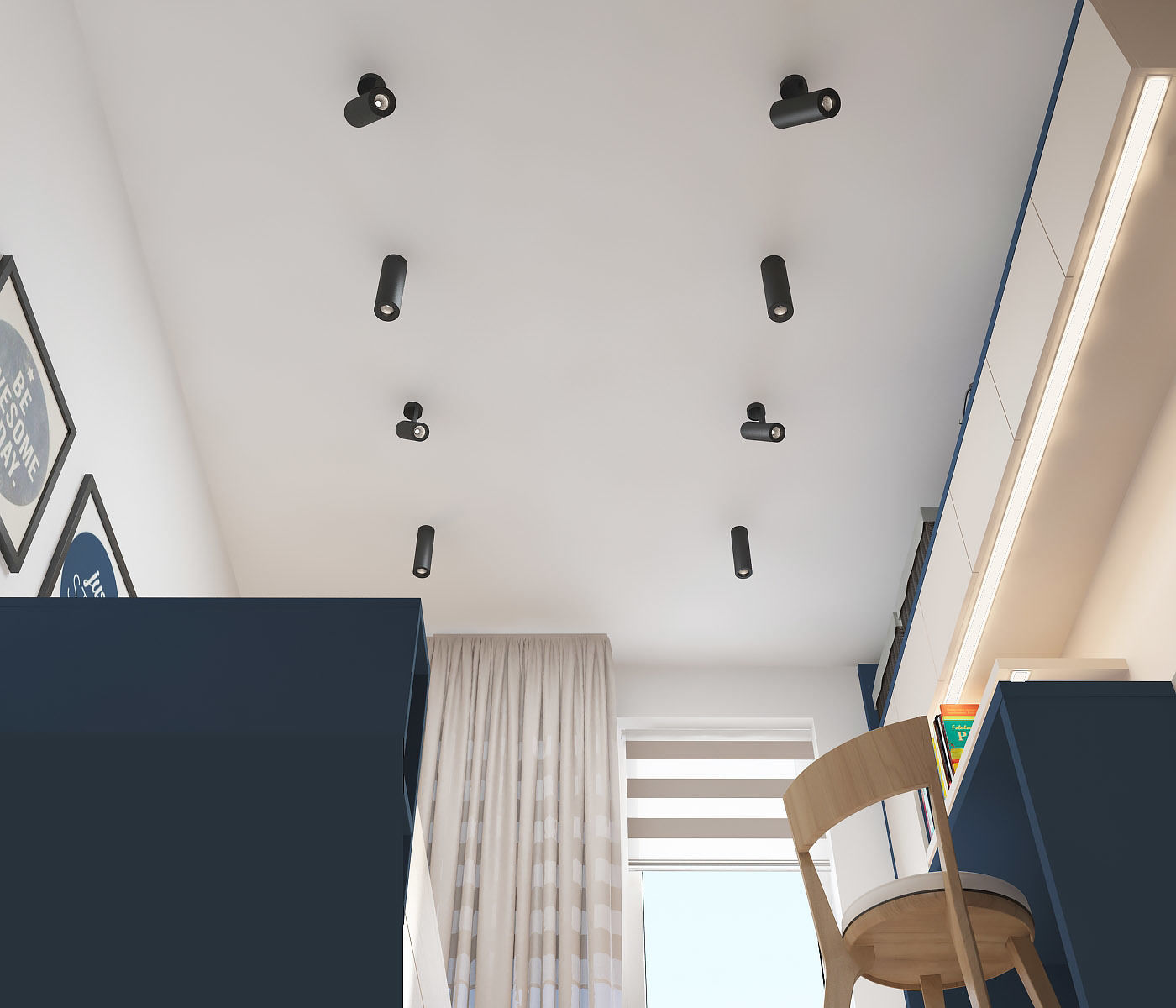 KIDS ROOM NAVY 3D model_7