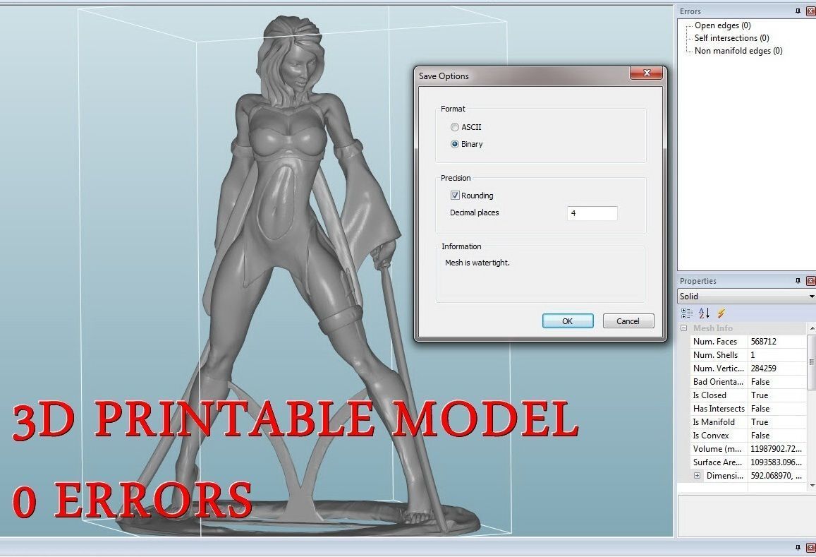 Sculpture girl  3D print model_2