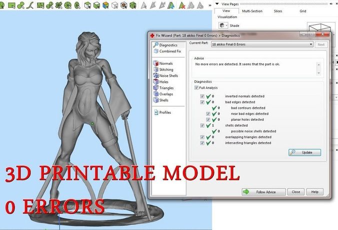 Sculpture girl  3D print model