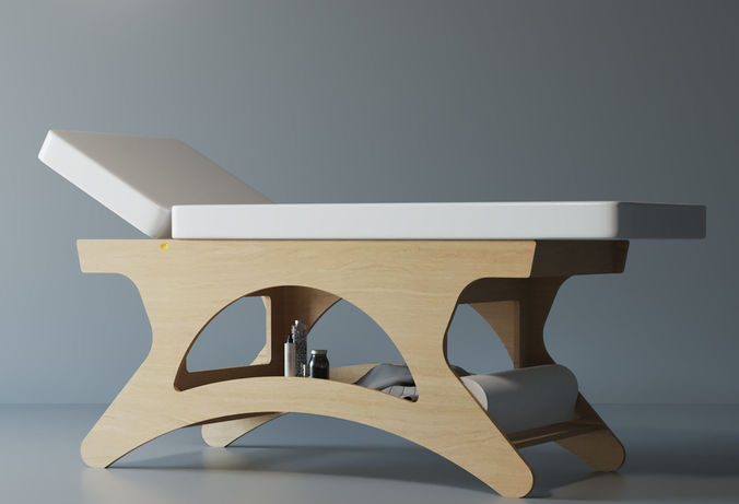 Table massage for beauty salon 3D print model