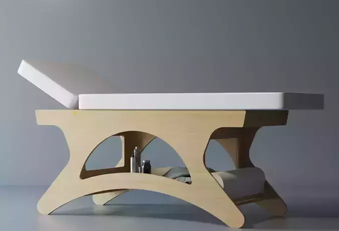 Table massage for beauty salon 3D print model