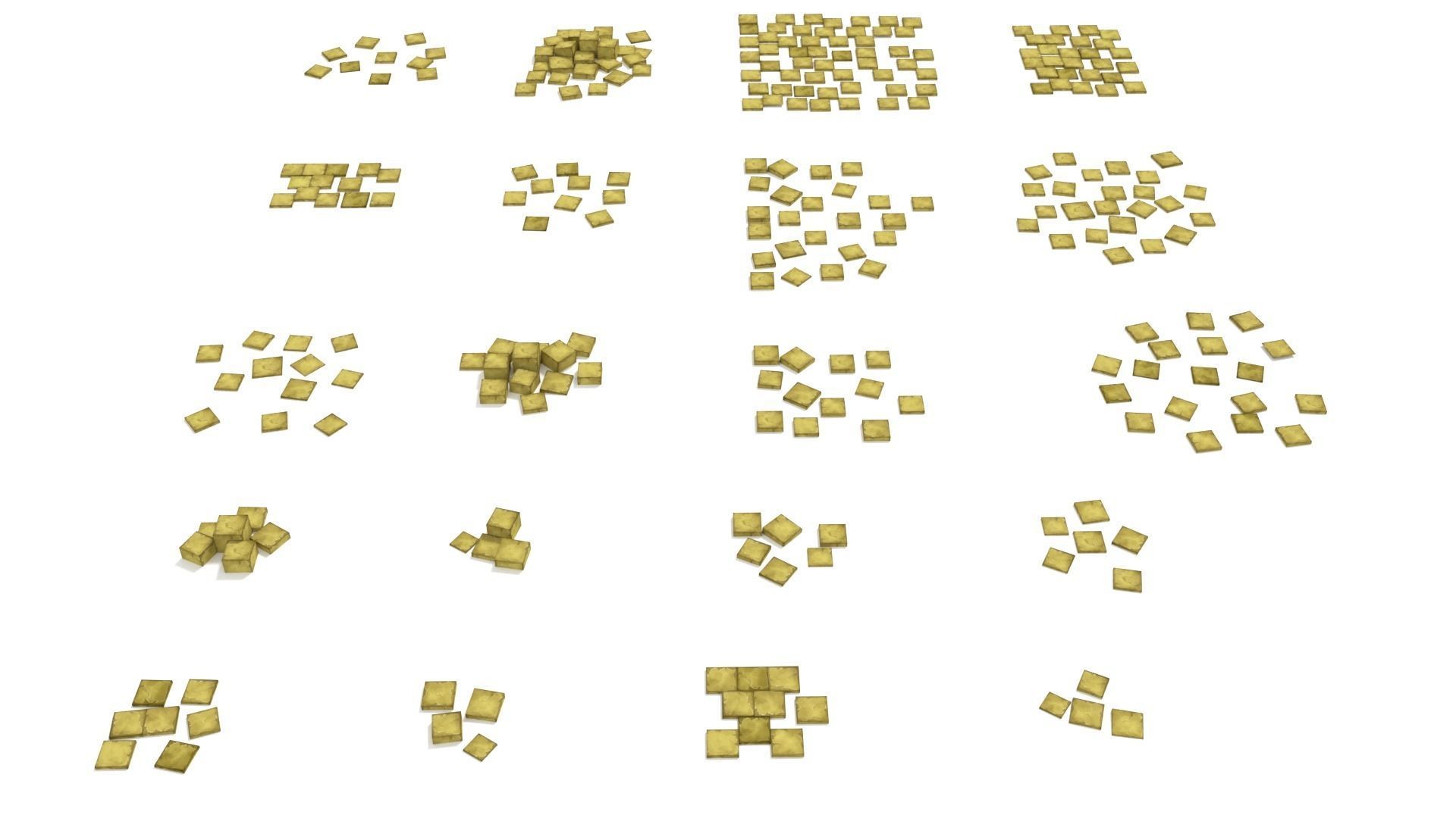 Cartoon Temple Building Kit Lite Free low-poly 3D model_13