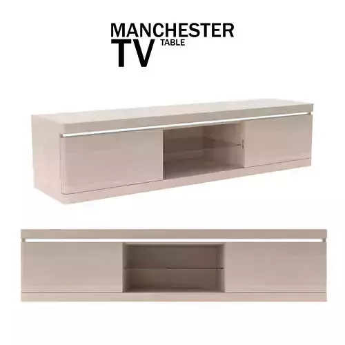 TV TABLE MANCHESTER Low-poly 3D model