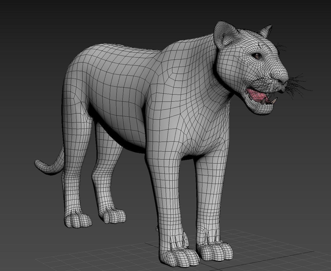Mountain lion - 3d model 3D model_14