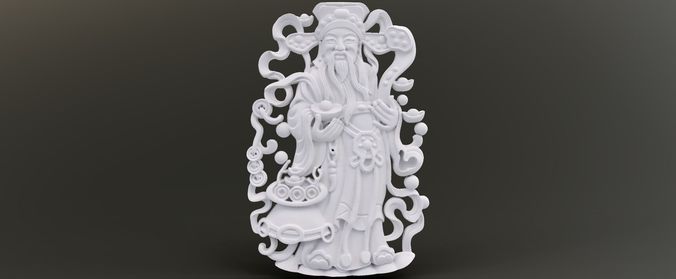 Old Trader Relief 3D print model