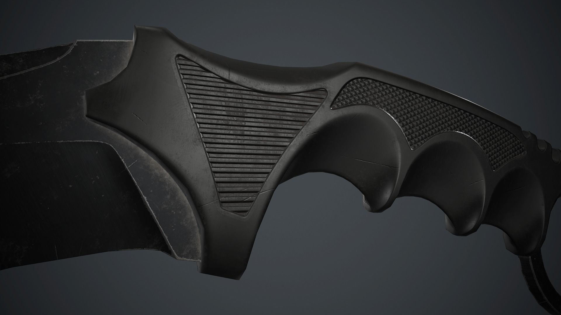 Military Karambit Knife PBR Game Ready Low-poly 3D model_10