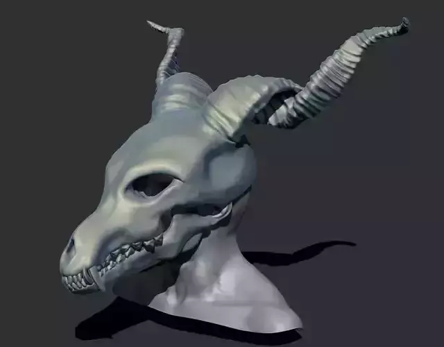 Elias the ancient magus bride with Realistic Teeth 3D print model