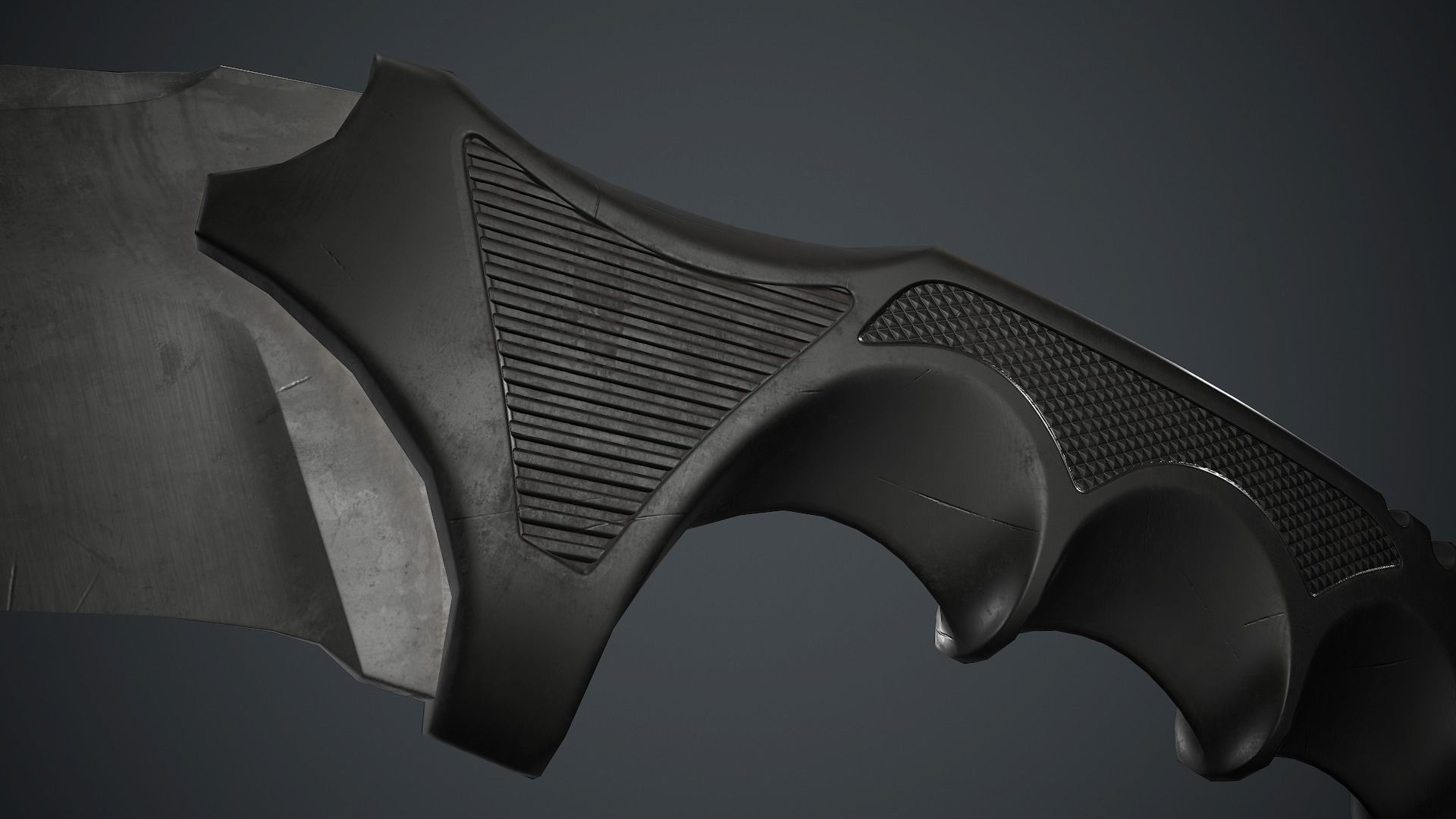 Karambit Knife PBR Game Ready Low-poly 3D model_6