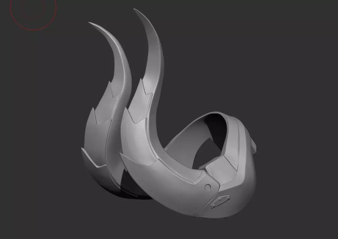 Devil Mercy Helmet Cosplay 3D print model