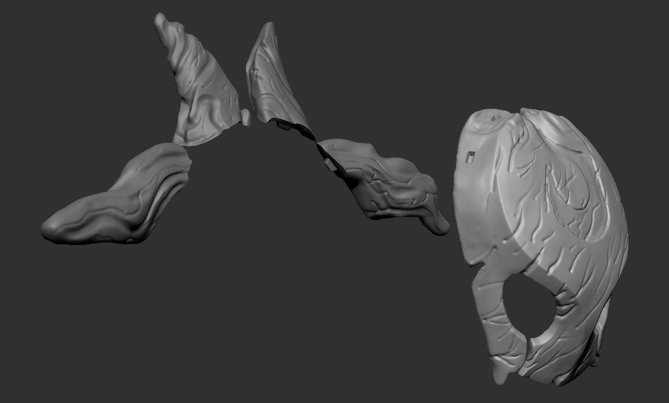 Kindred Mask Cosplay  3D print model_3