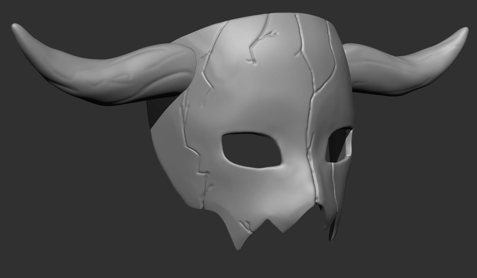 Akatsuki no yona shin ah mask cosplay 3D print model_2