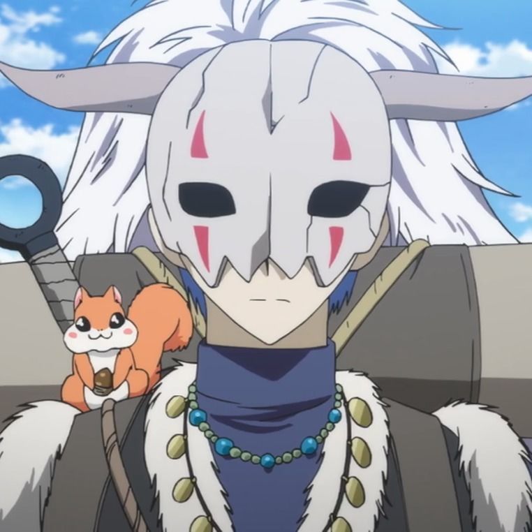 Akatsuki no yona shin ah mask cosplay 3D print model_6