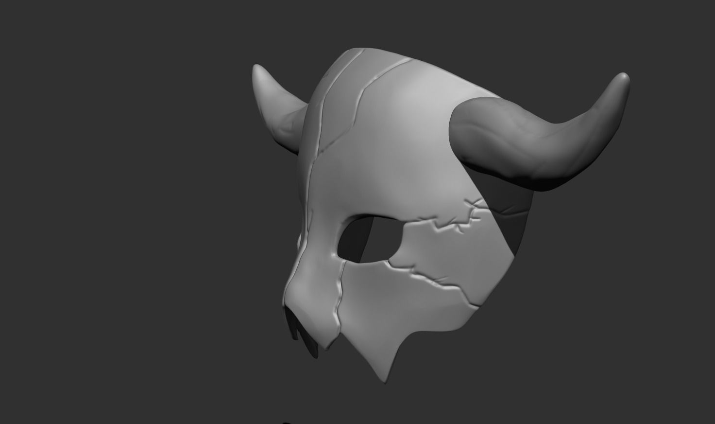 Akatsuki no yona shin ah mask cosplay 3D print model_4