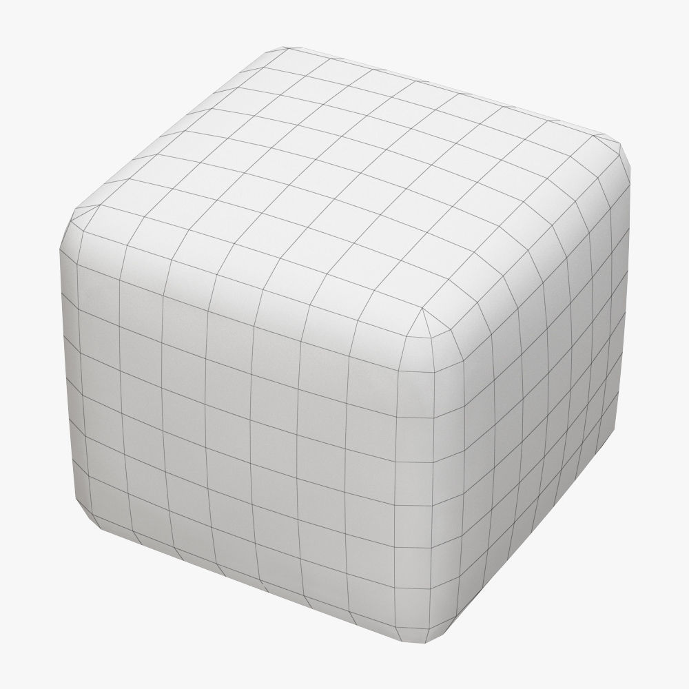 Brescioli Pouf 3D model_3
