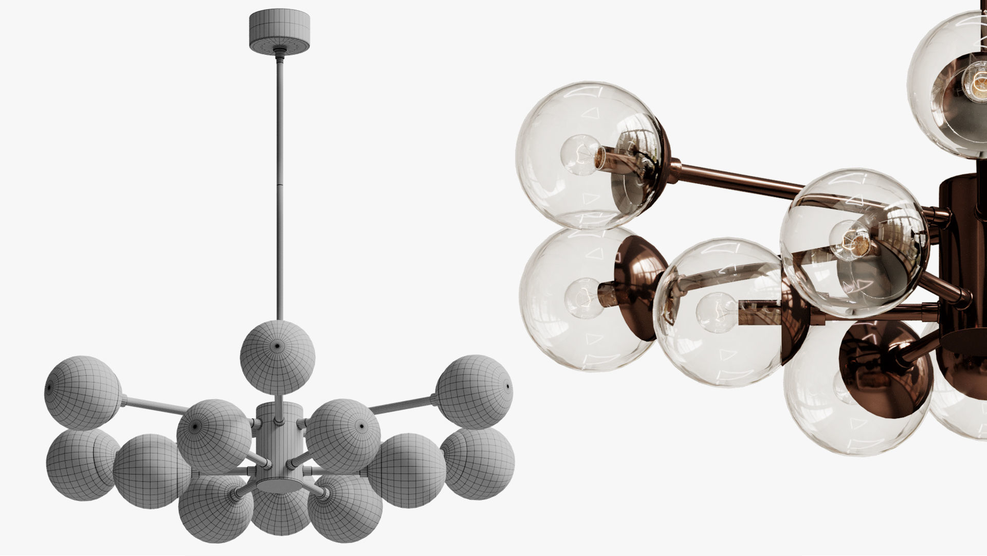 Karrington Chandelier 3D model_3