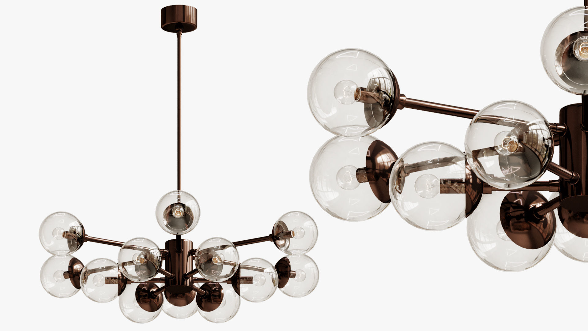 Karrington Chandelier 3D model_2