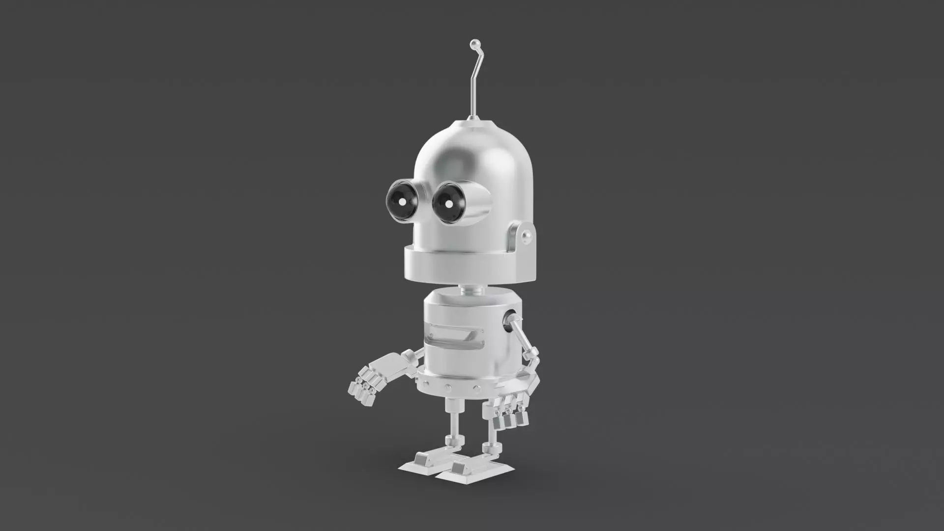 Robot Kid 3D model_0