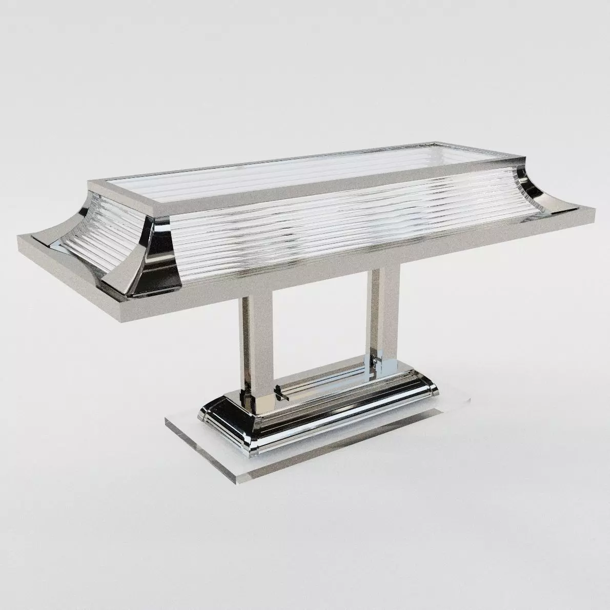 Desk lamp Paris - Art Deco style 3D model_0