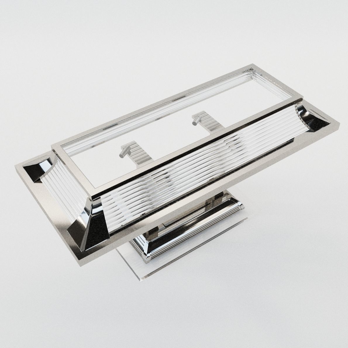 Desk lamp Paris - Art Deco style 3D model_1