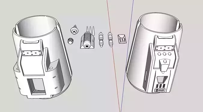 Sabine Wren Gauntlets from Star Wars Season 3 Rebels Mandalorian 3D print model