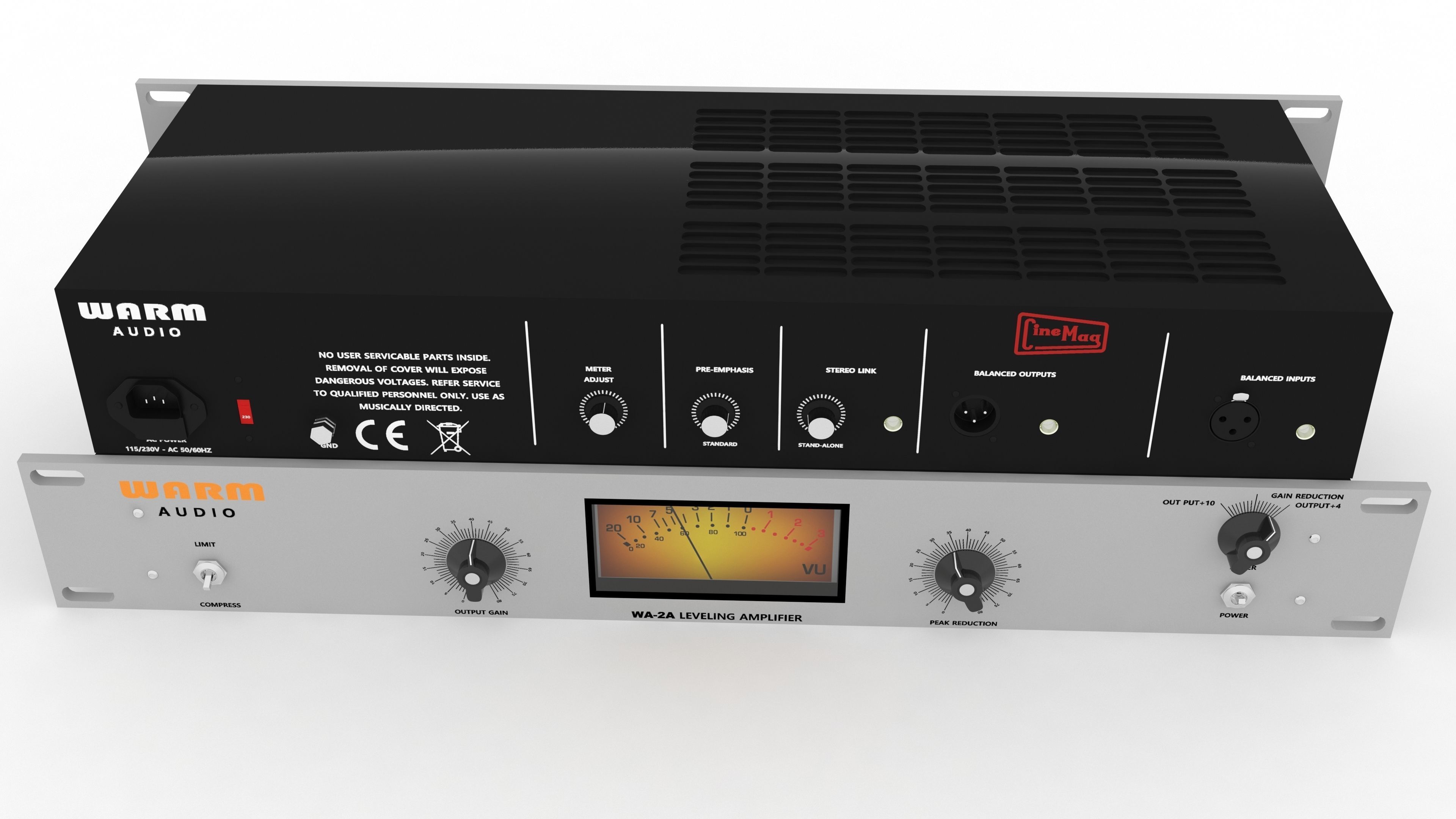 Warm Audio WA-2A Compressor 3D model_1