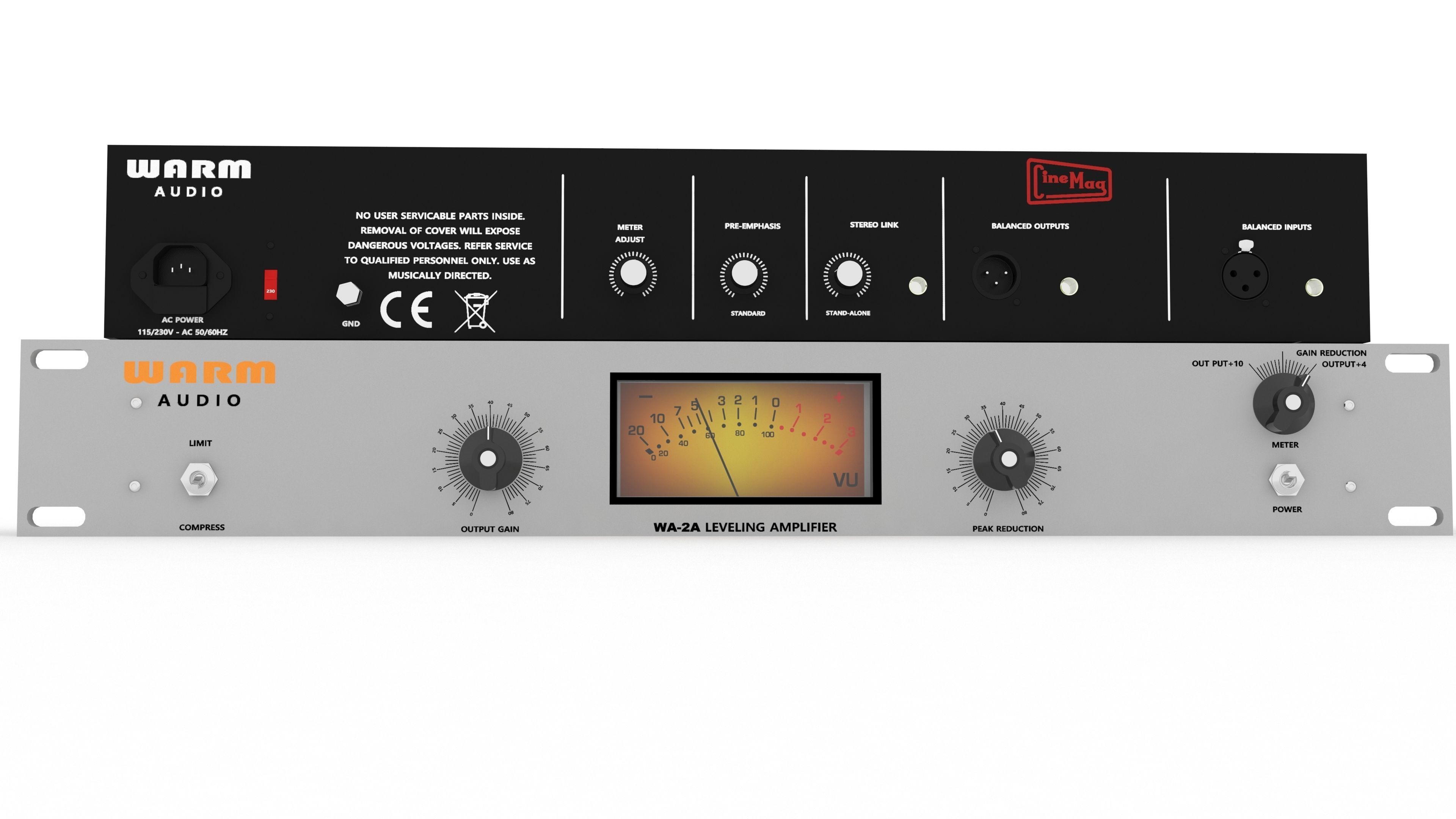 Warm Audio WA-2A Compressor 3D model_4