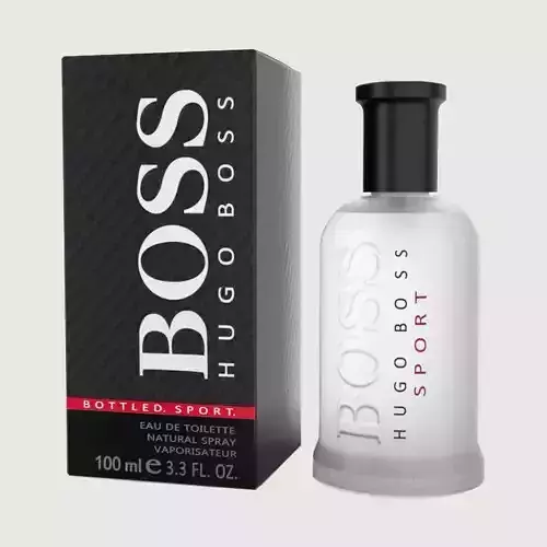 Hugo Boss Bottled Perfume Low-poly 3D model