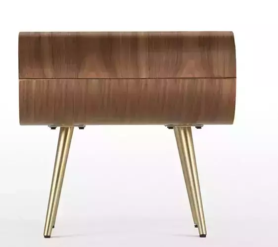 Hopper Side Table Free low-poly 3D model