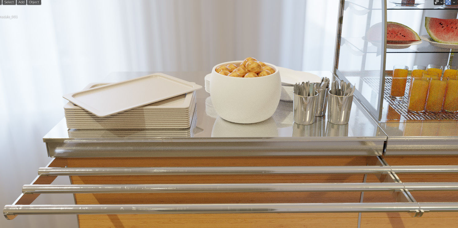 SIFA Lunch bar 3D model_23