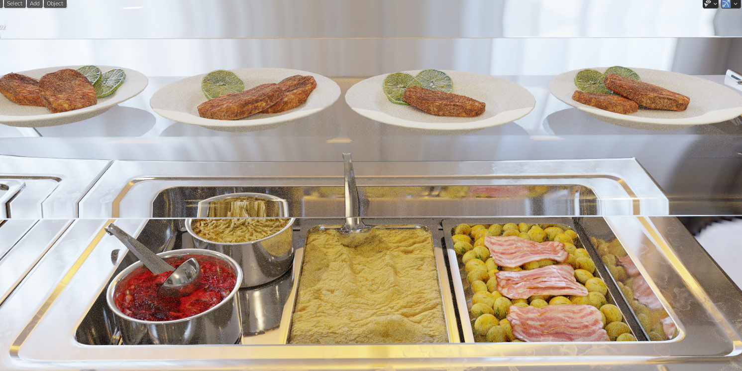 SIFA Lunch bar 3D model_19