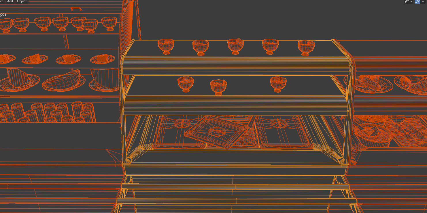 SIFA Lunch bar 3D model_25