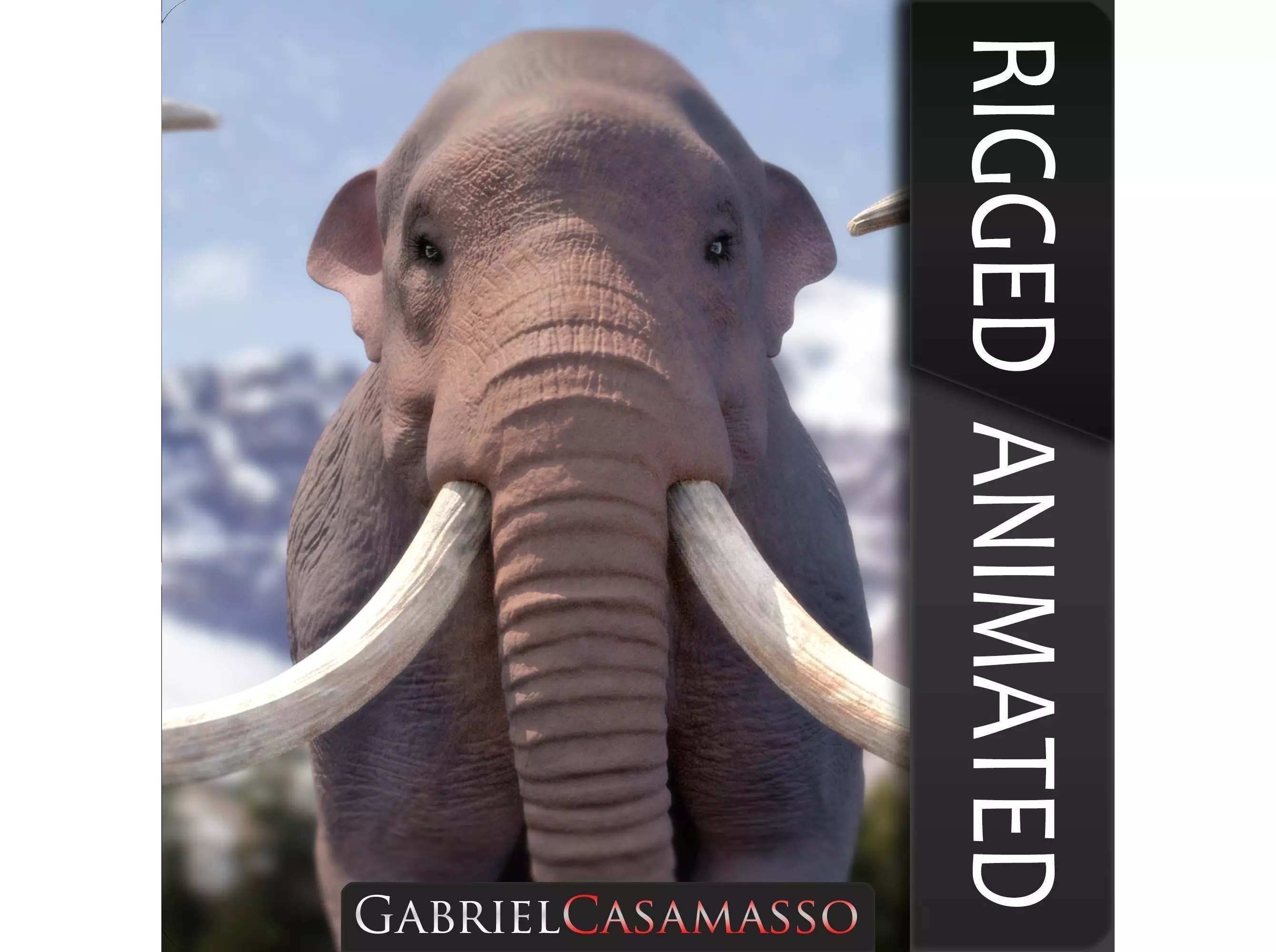 Columbian Mammoth - Mammuthus Columbi 3D model_0