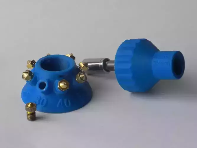 Organizer for nozzles with Olsson torque wrench holder